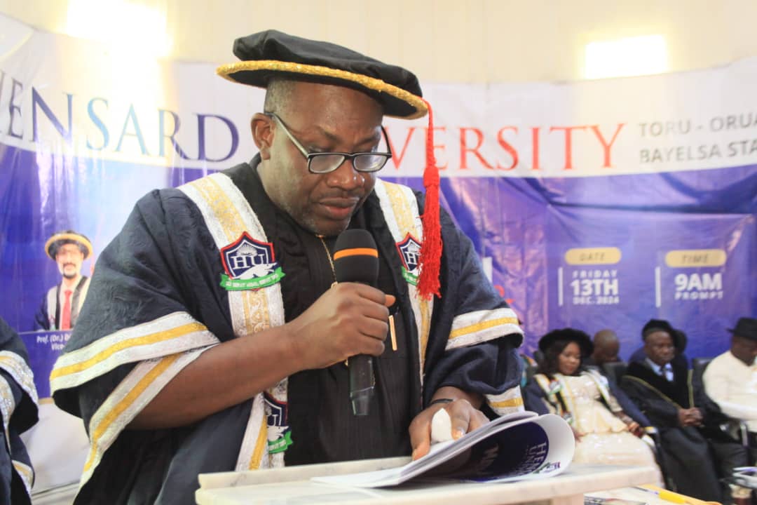 Senator Seriake Dickson,Chancellor Hensard University 